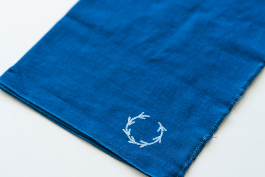 Tenugui, japanese hand towel(indigo dye color)